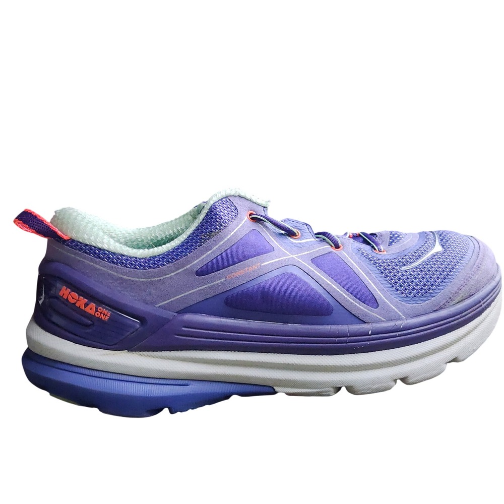 Hoka One One Constant Womens Running Shoes Purple Mint Green Size 9.5 1002959